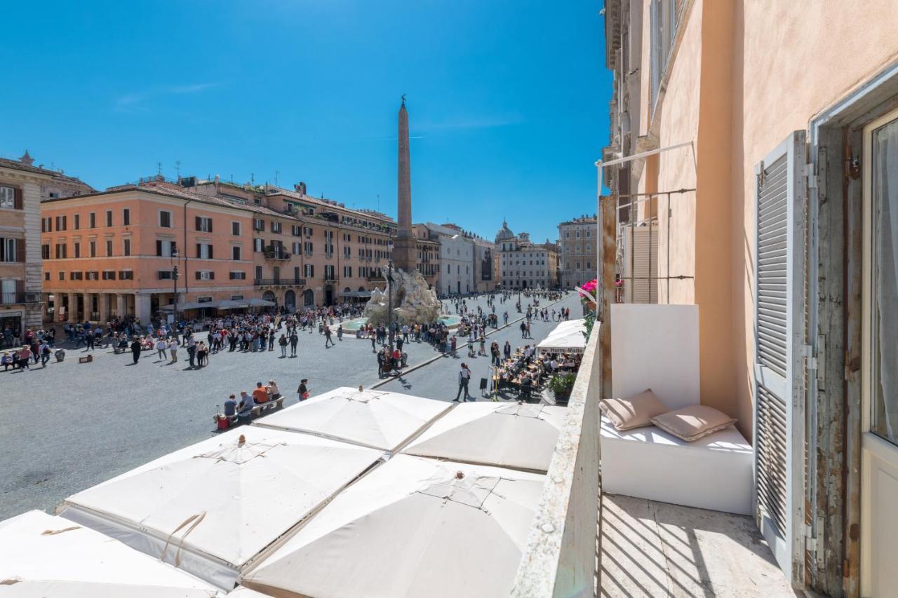 New! Amazing Piazza Navona View Apartamento Roma Exterior foto