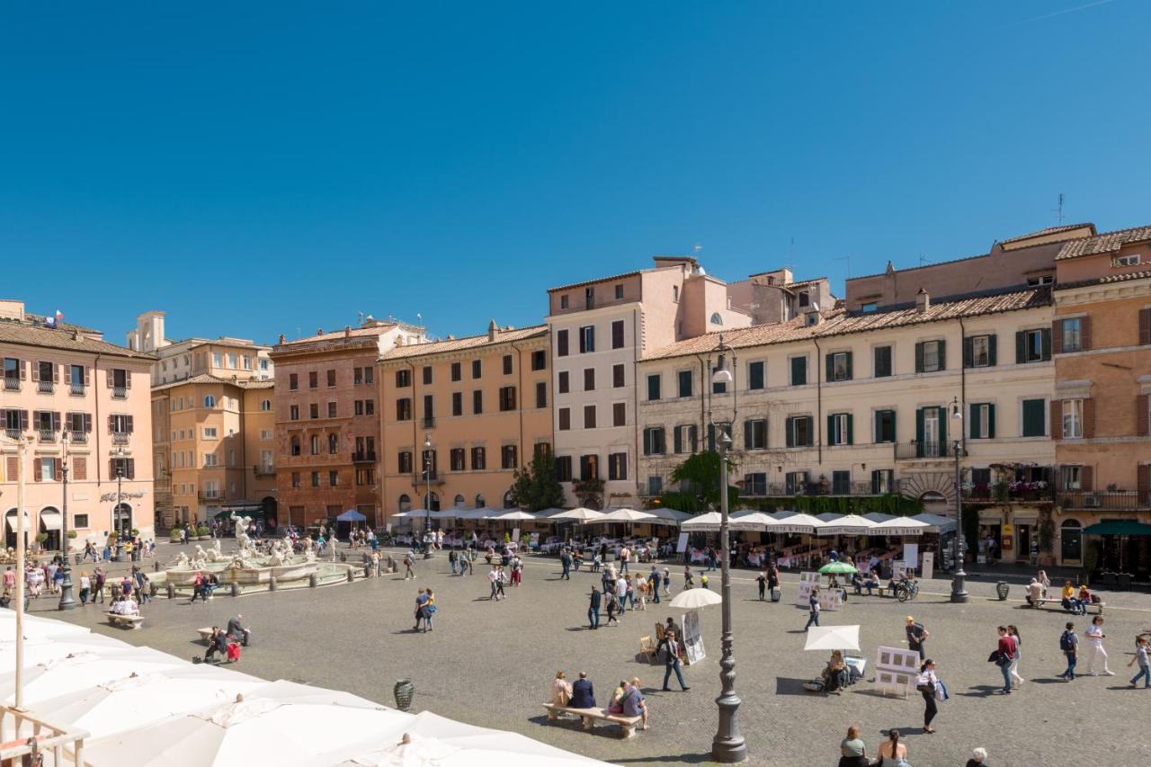 New! Amazing Piazza Navona View Apartamento Roma Exterior foto