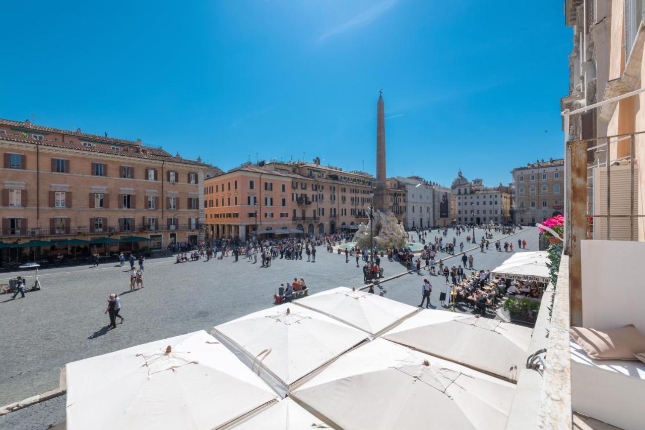 New! Amazing Piazza Navona View Apartamento Roma Exterior foto