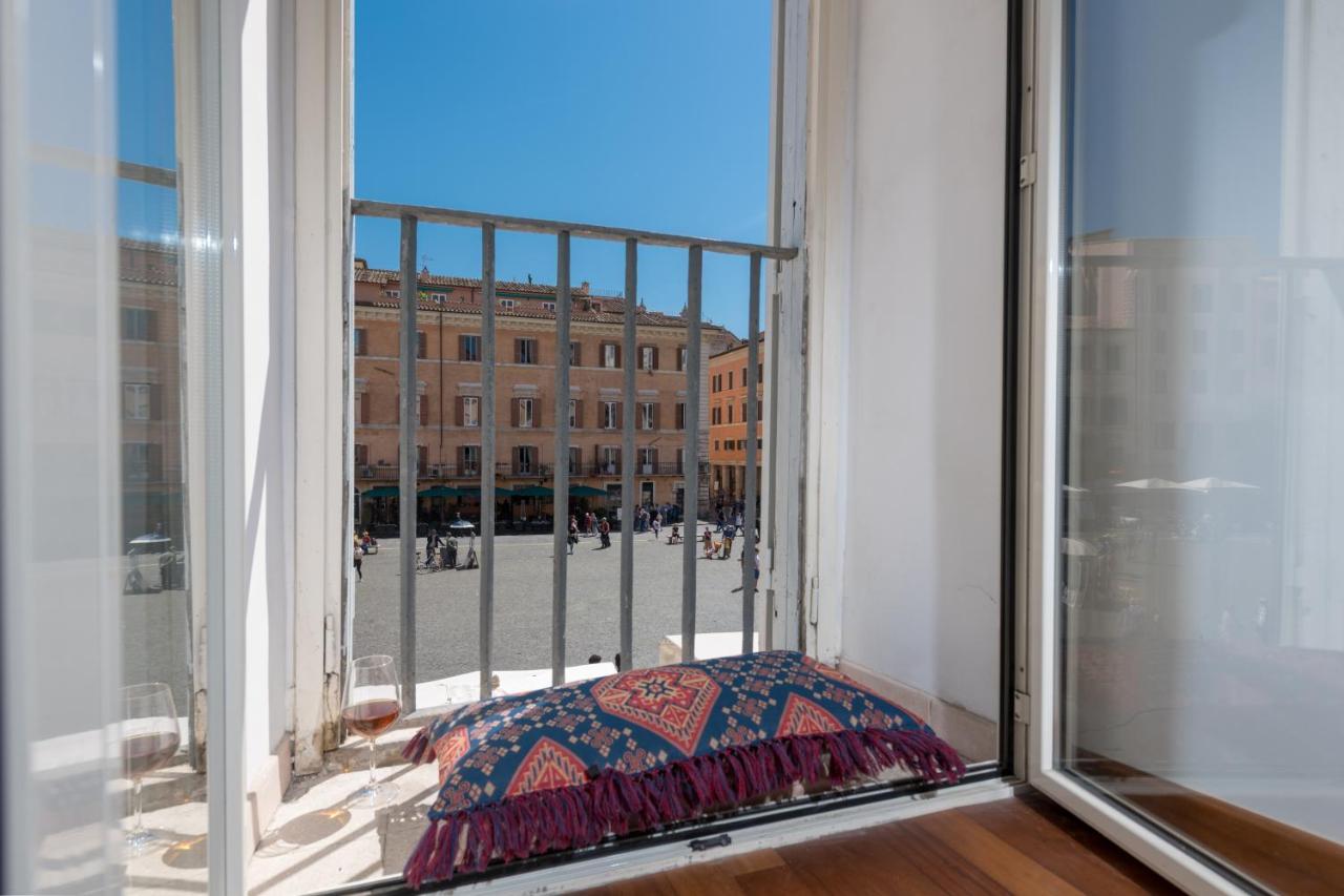 New! Amazing Piazza Navona View Apartamento Roma Exterior foto