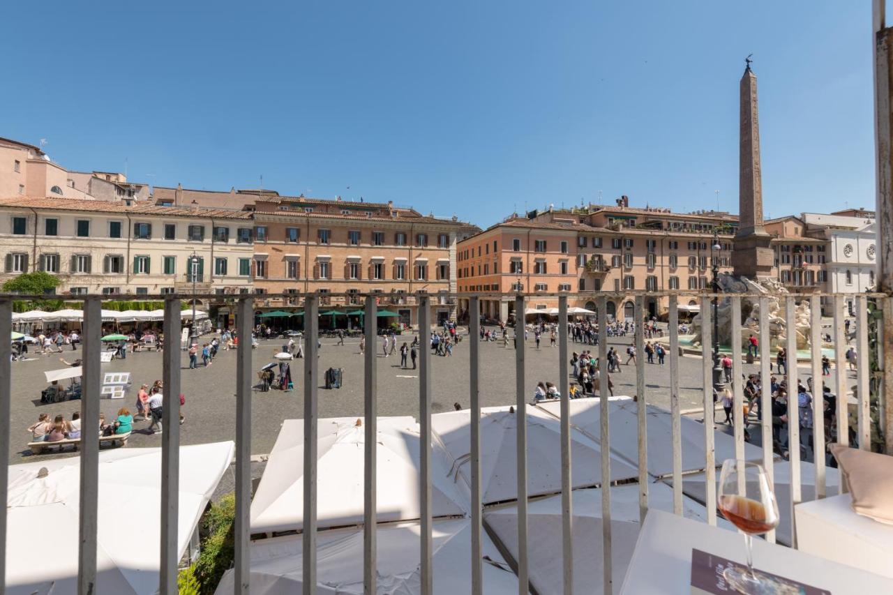 New! Amazing Piazza Navona View Apartamento Roma Exterior foto