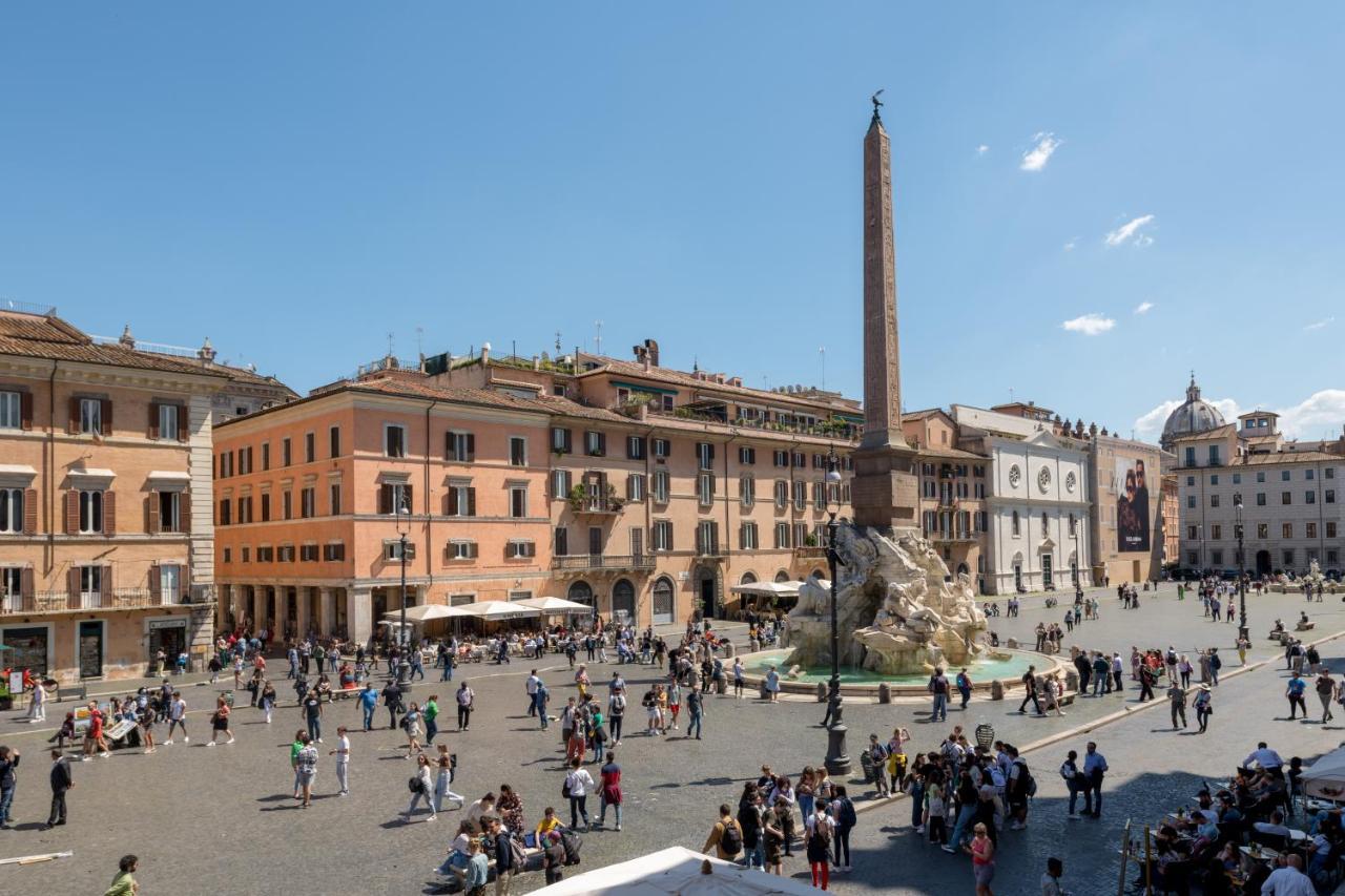 New! Amazing Piazza Navona View Apartamento Roma Exterior foto