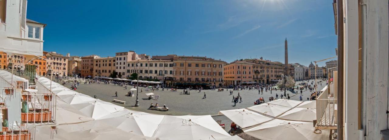 New! Amazing Piazza Navona View Apartamento Roma Exterior foto
