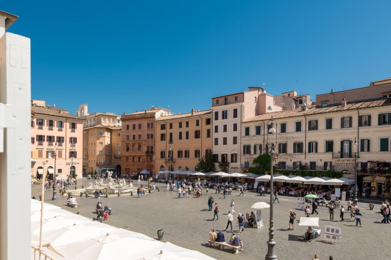 New! Amazing Piazza Navona View Apartamento Roma Exterior foto