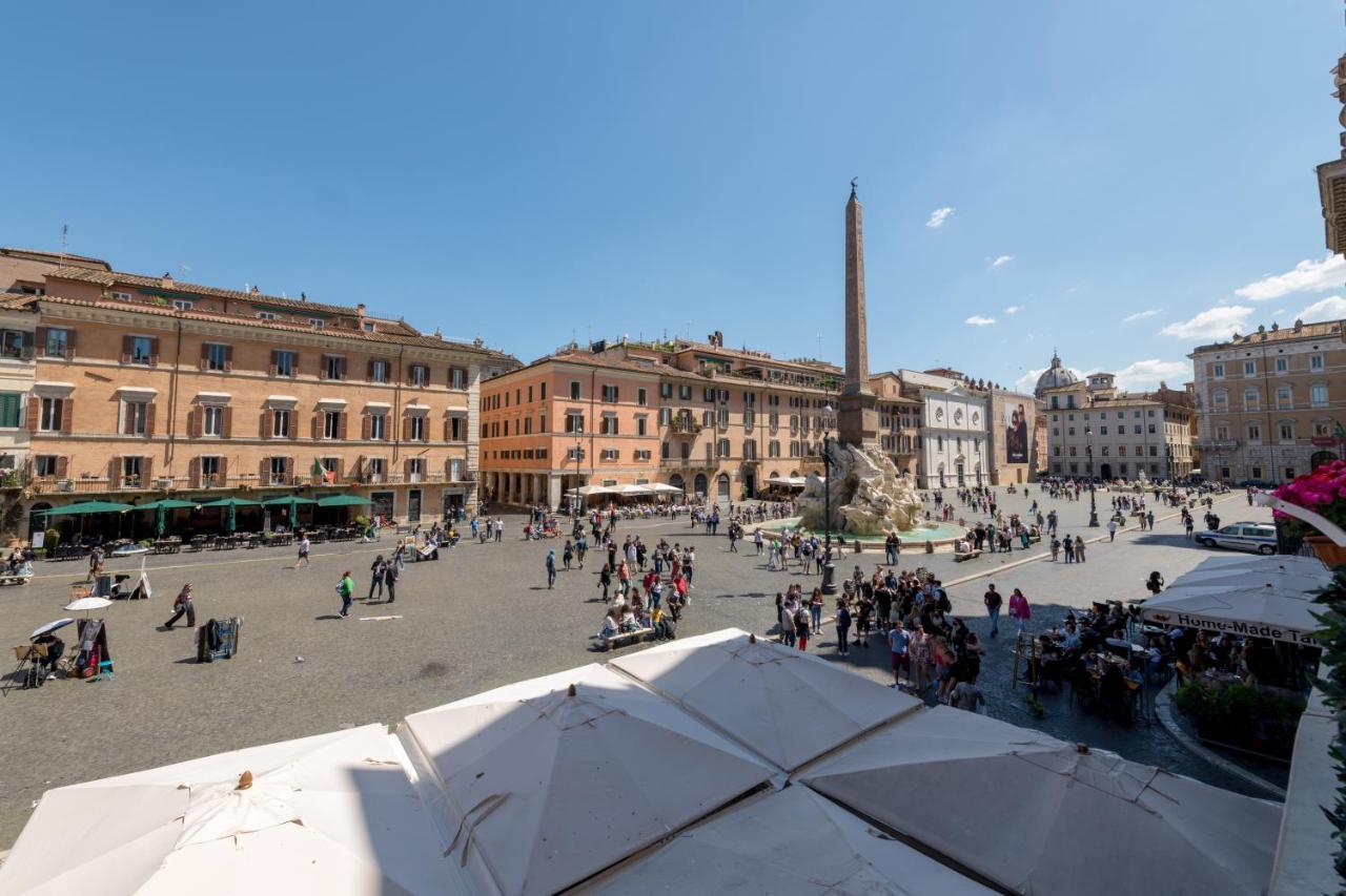 New! Amazing Piazza Navona View Apartamento Roma Exterior foto